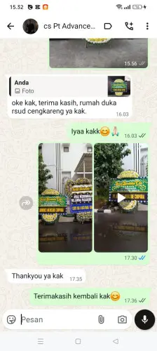 Testimonial Papan Bunga Pernikahan ciramahilir