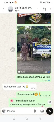 Testimonial Papan Bunga ciramahilir